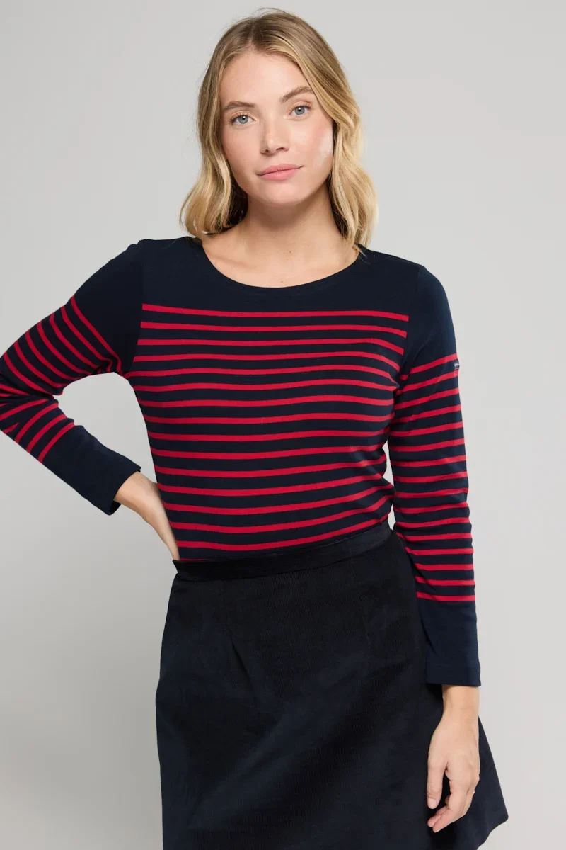 Top-Quality Amiral Long-sleeve Breton striped shirt Effective