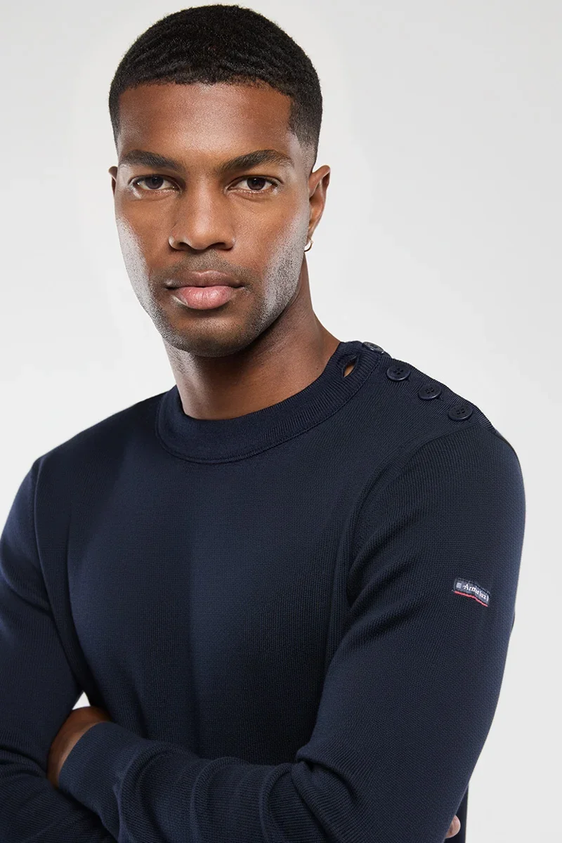 Versatile Fisherman jumper Goulenez – merino wool Original