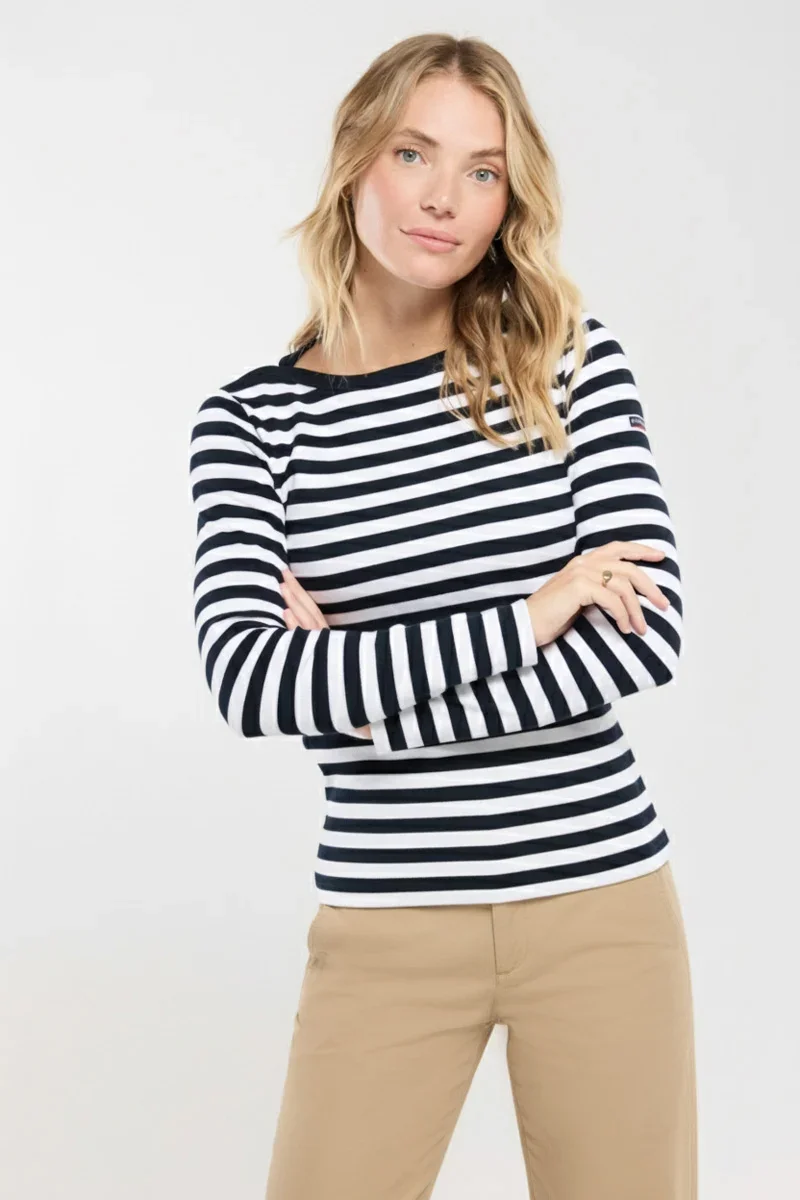 Premium Striped shirt – cotton and elastane Environmentally Friendly