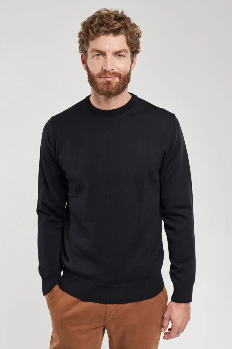 Consistent Round neck sweater Damgan- merino wool Top-Quality