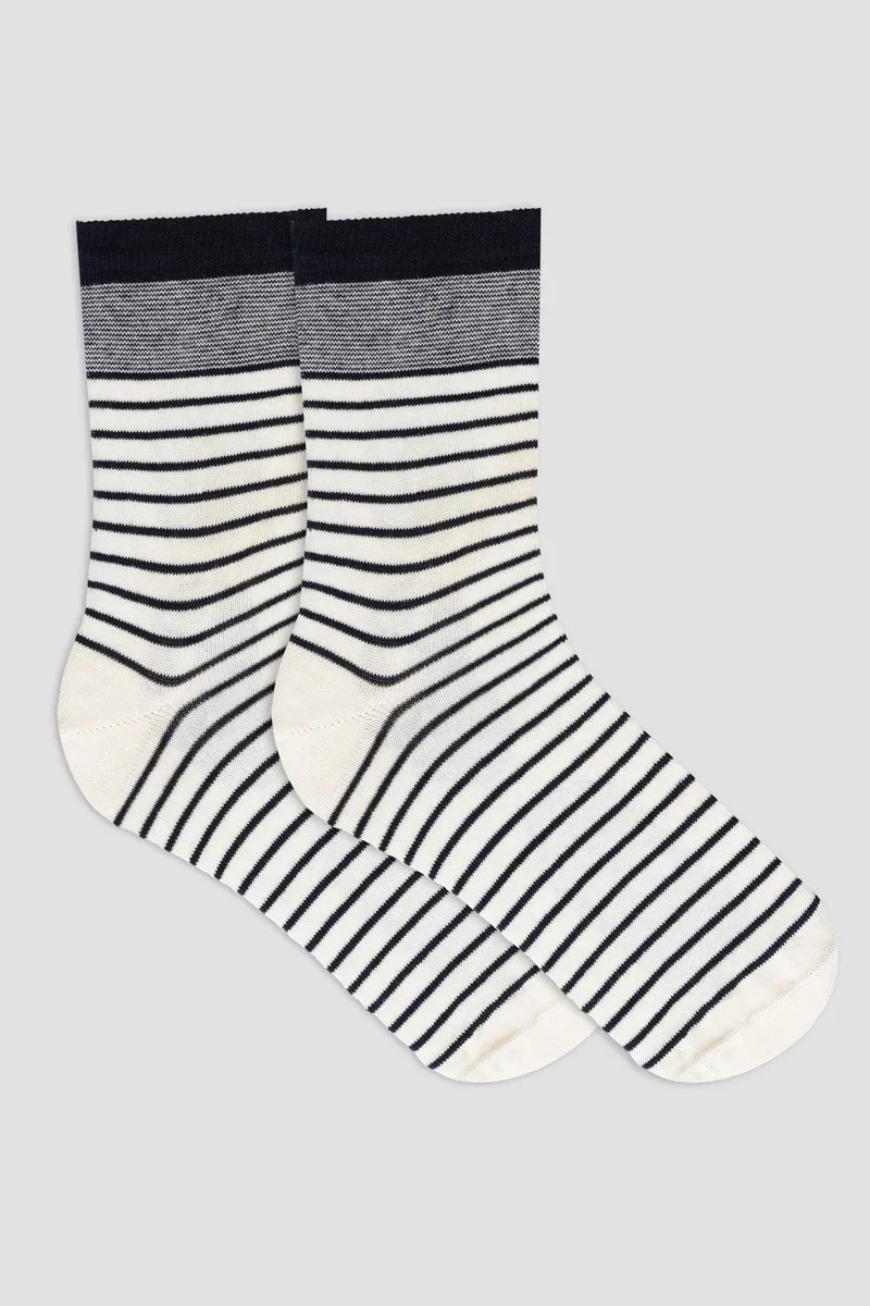 Luxury Striped socks – cotton Soft