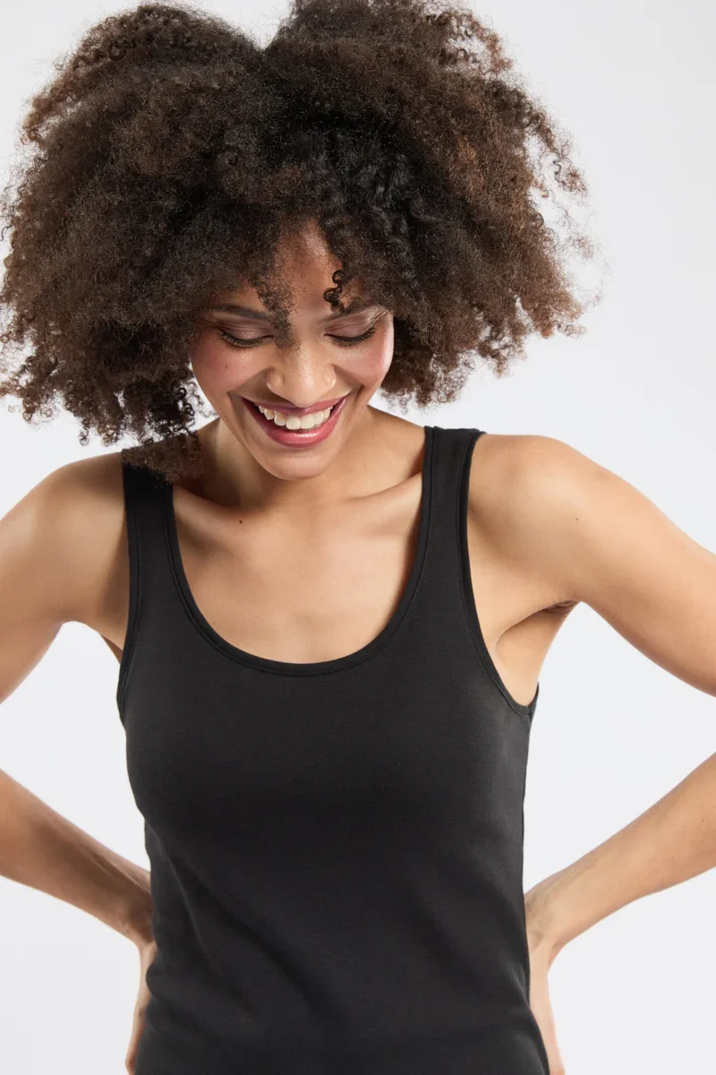 High-Grade Plain tank top – cotton and kapok Fast