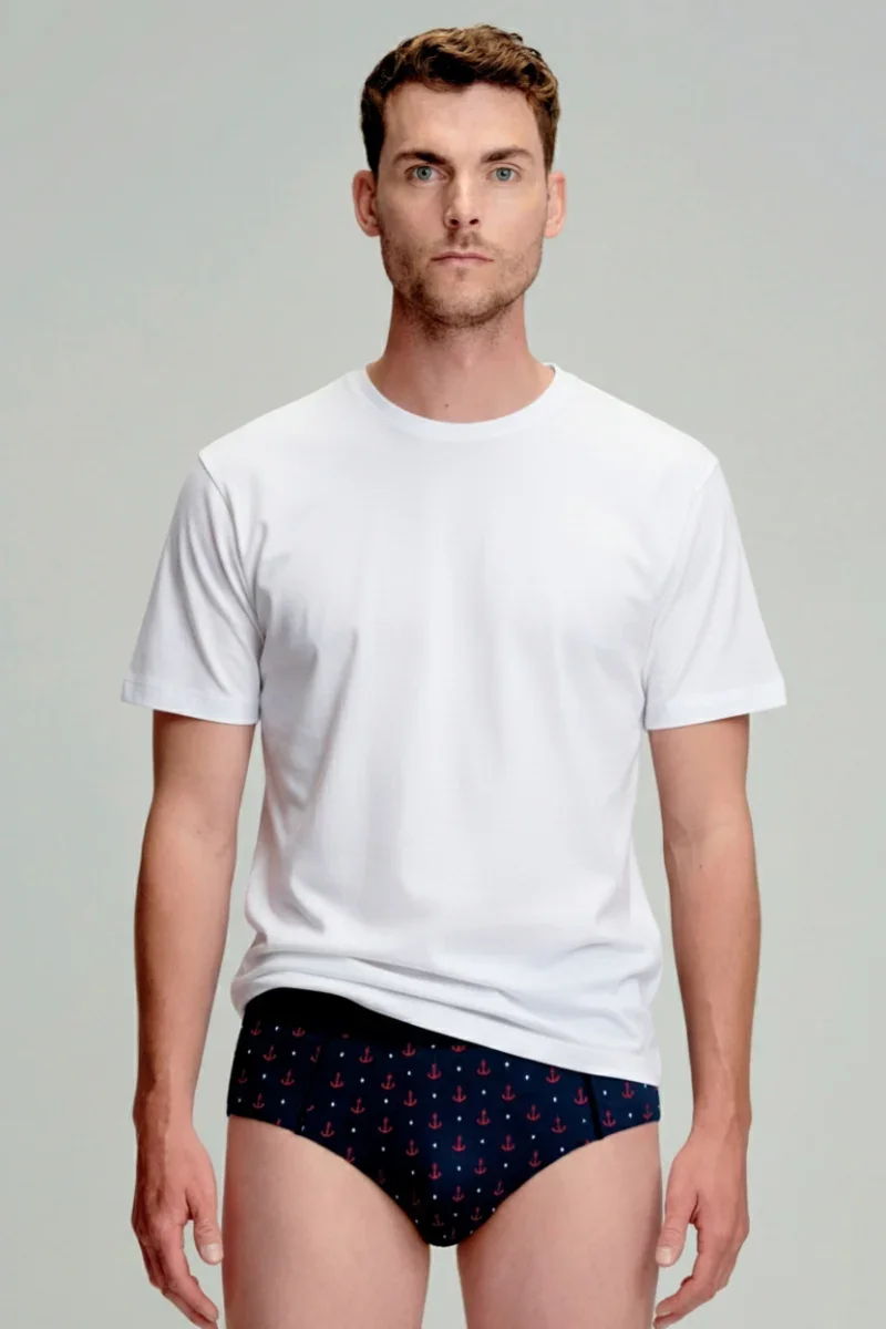 Exclusive Printed briefs - organic cotton Smooth