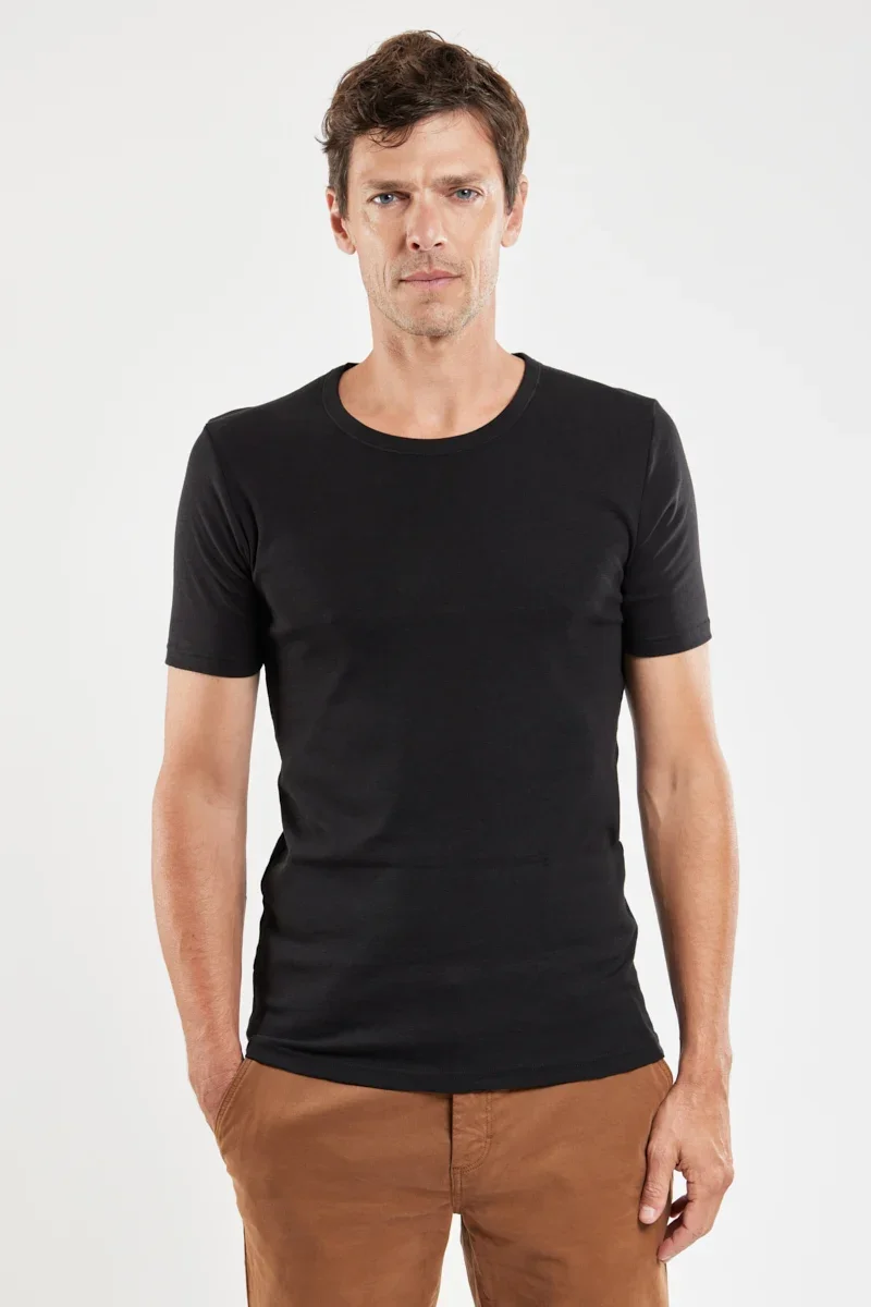 Flexible Plain T-shirt – organic cotton and kapok First-Class