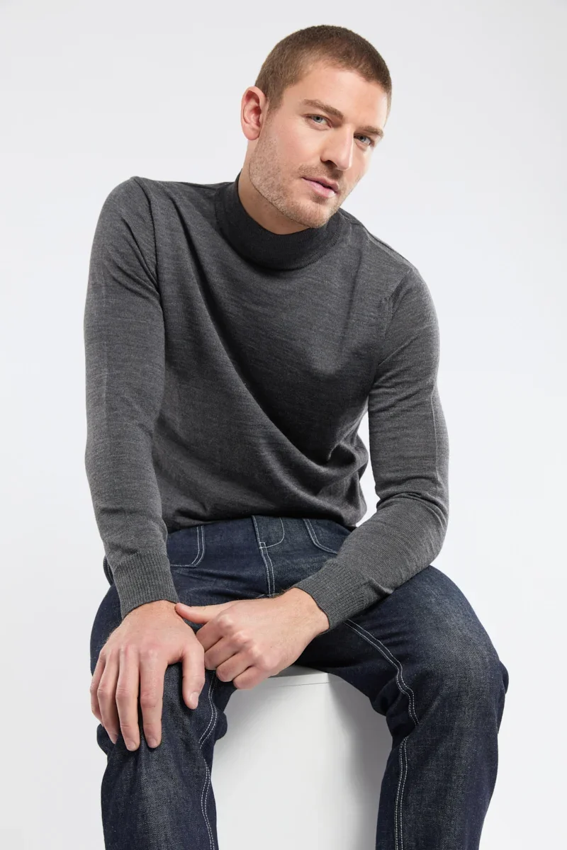 Versatile Bérac turtleneck jumper – wool Smart