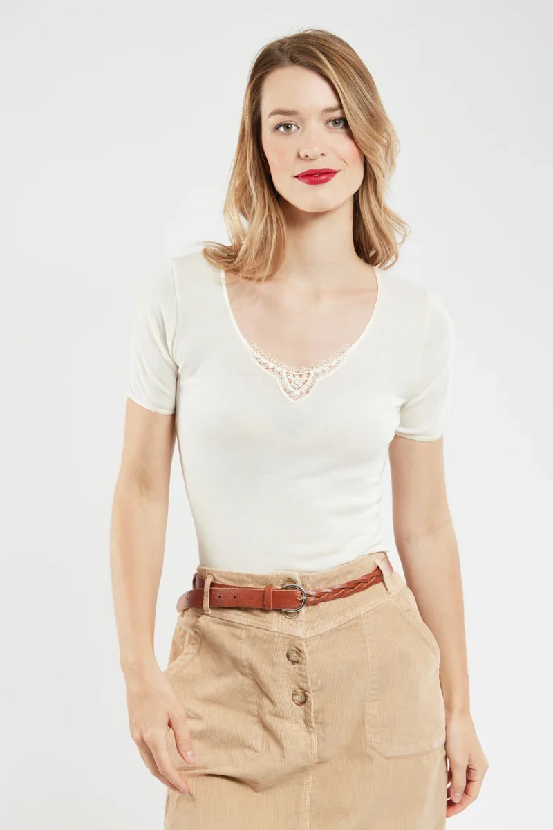 Optimized T-shirt – wool and silk Premium Material