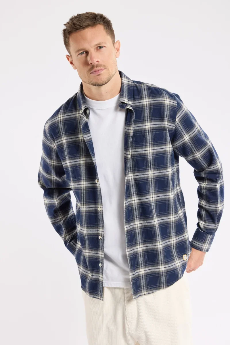 Flexible Straight-fitting shirt – cotton Certified