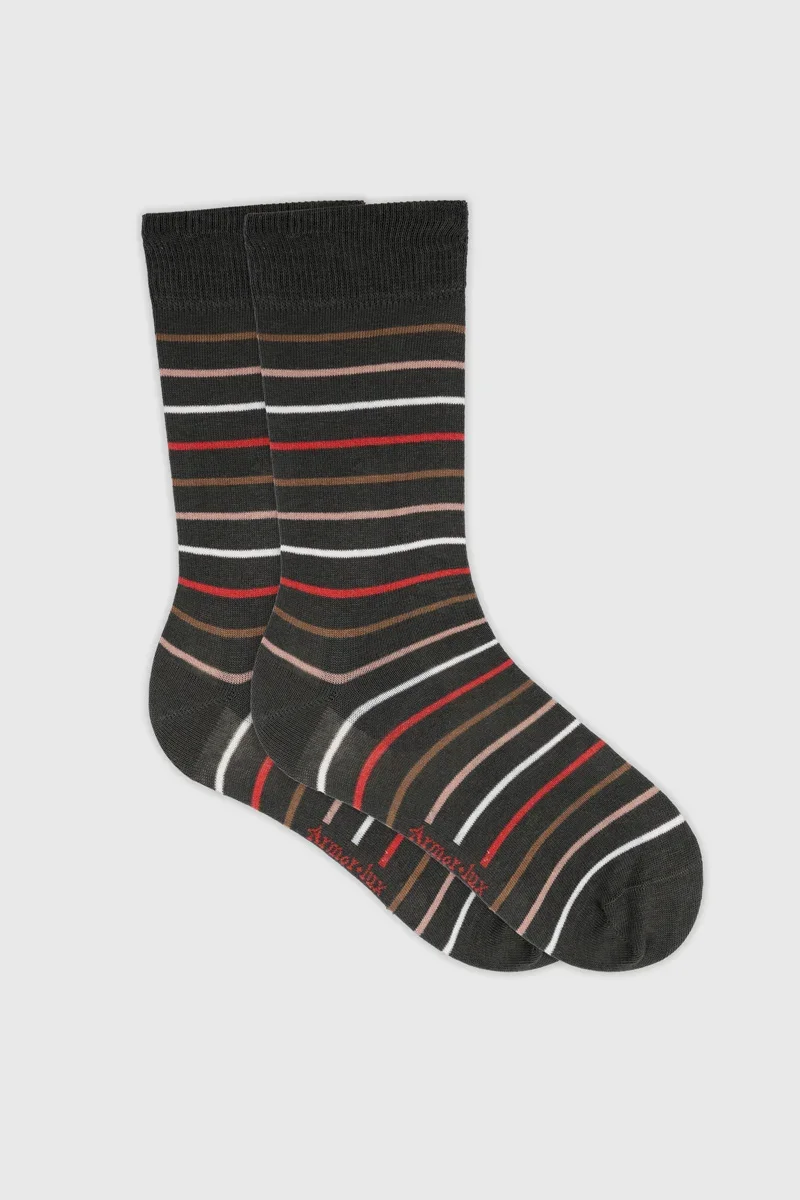 Crafted Striped socks – cotton Soft