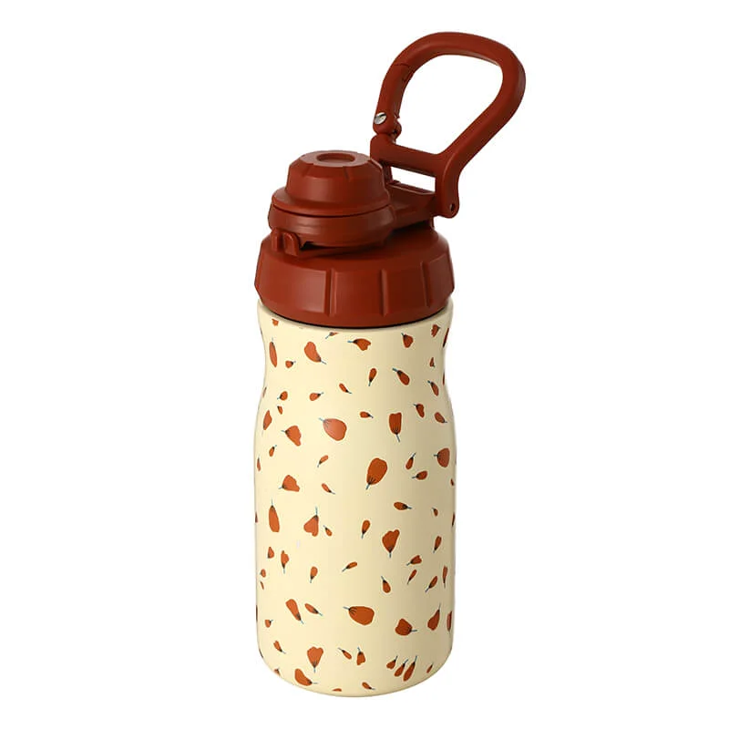 Artisan Water Bottle with Locking Lid 01635A4 Natural