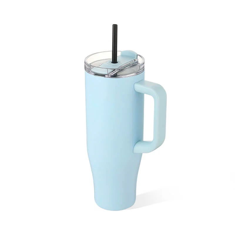 Professional Stainless Steel Tumbler with Handle 038 Straw 01640C Innovative