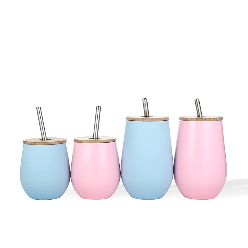 Responsible Stainless Steel Wine Tumblers In Bulk 04021AB Organic