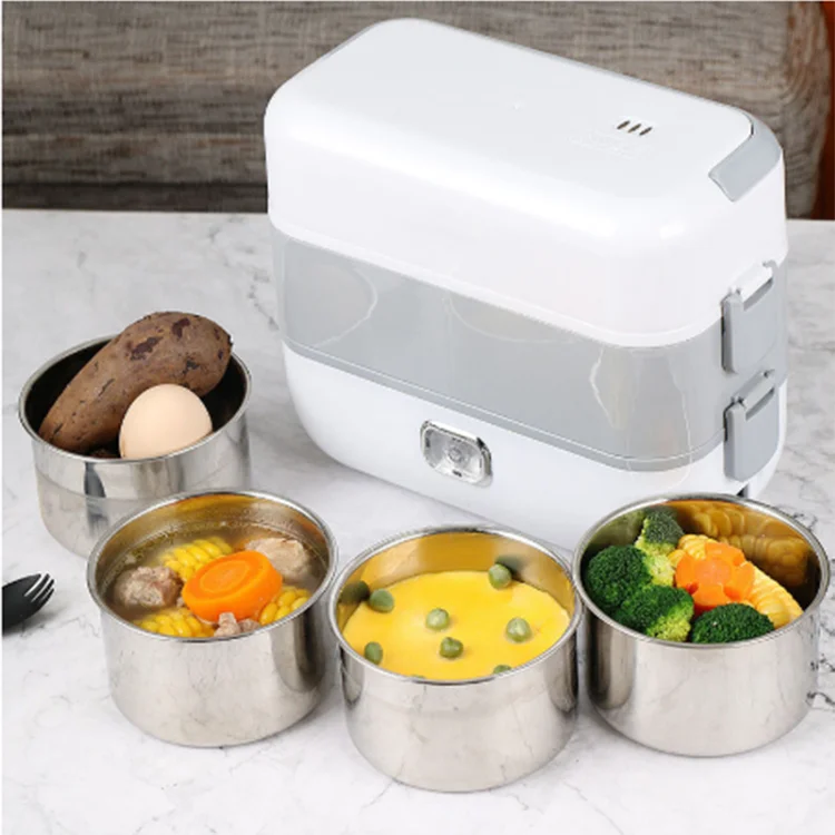 Clean Insulated Lunch Box With Multiple Stainless Steel Liner Healthy