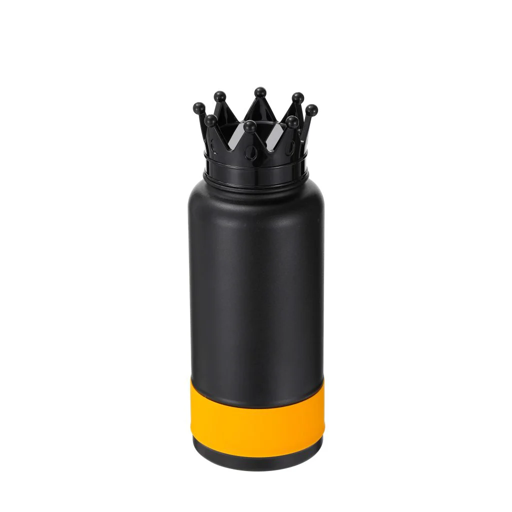 Selected Metal Drink Bottle With Crown Lid 02538A High-Grade