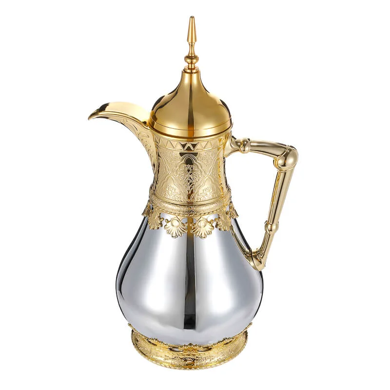 Exceptional 1L ABS Dallah Tea Pot with Glass Inner EHO18006 Artisan