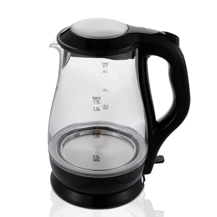 Unique 1.7L Boil-Dry Protection Electric Glass Kettle EHO90016 High-Quality