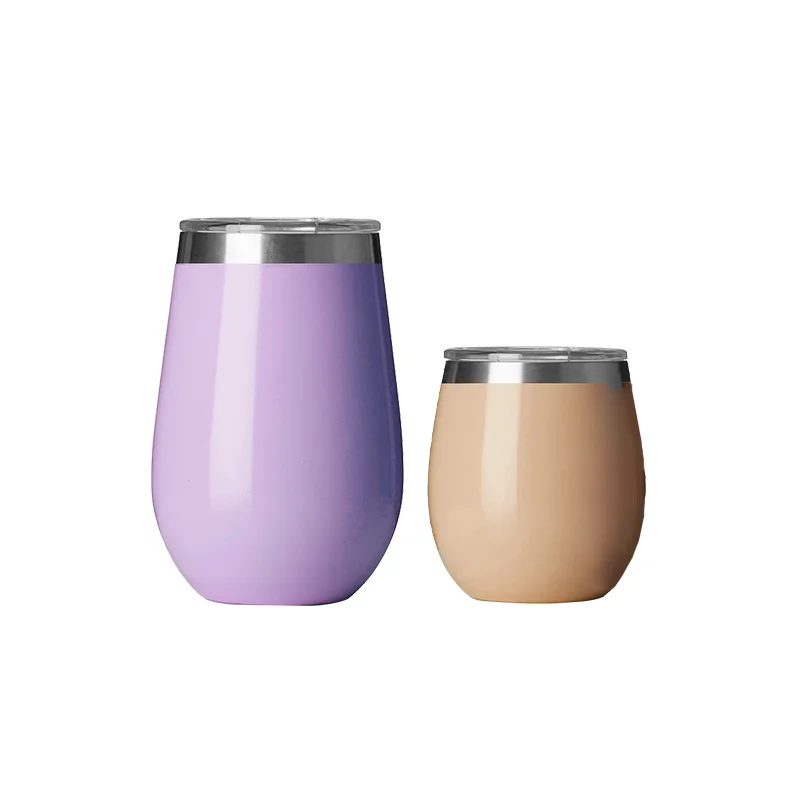 Practical 8 12OZ Vacuum Insulated wine tumbler with lid 02548A B Traditional