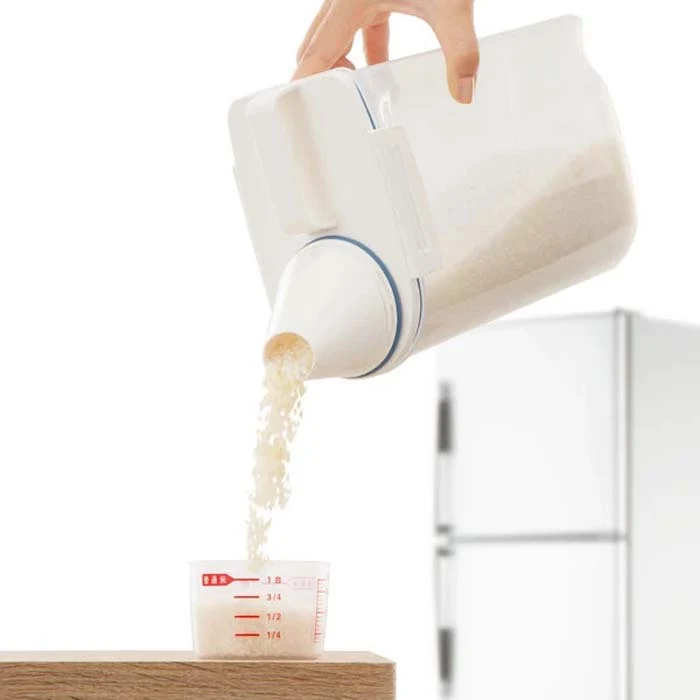 Sustainable RICE CONTAINER IN FRIDGE 2KG Minimalist