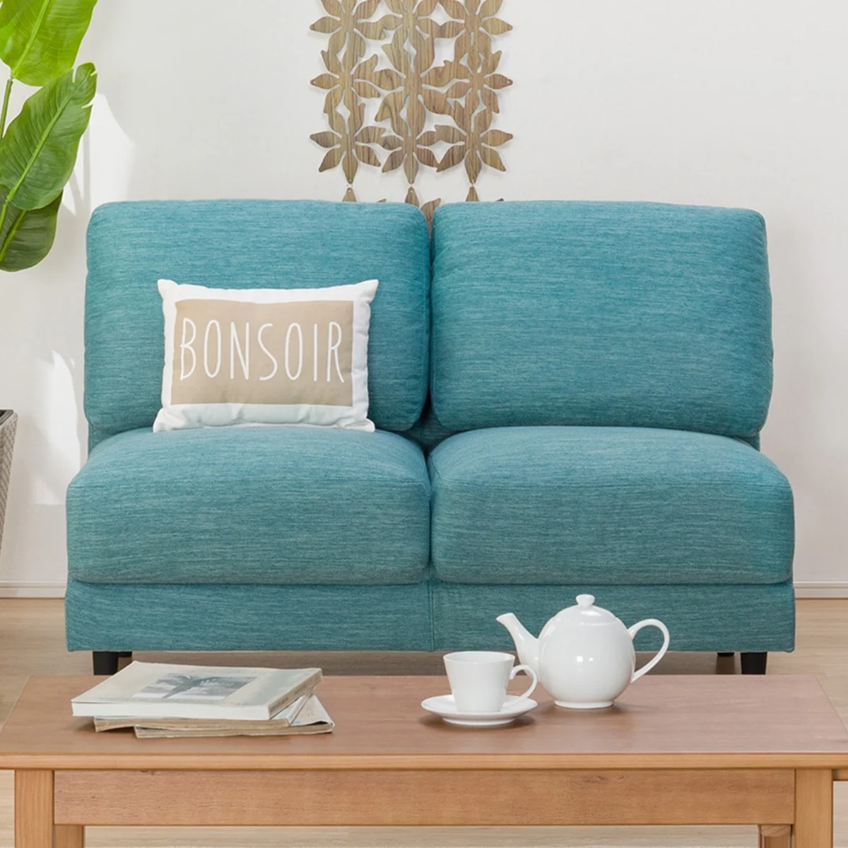 Pure ARMLESS 2 SEAT SOFA CA10 DR-TBL Expertly Made
