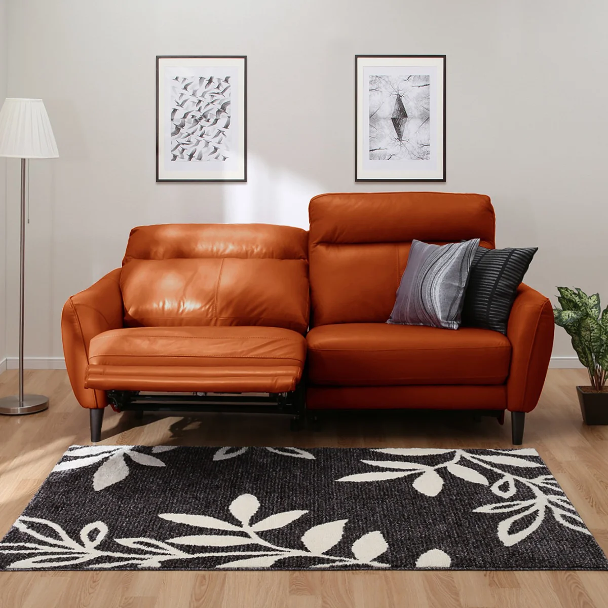 Crafted 3 SEAT R-RECLINER SOFA ANHELO SK BR Expertly Made