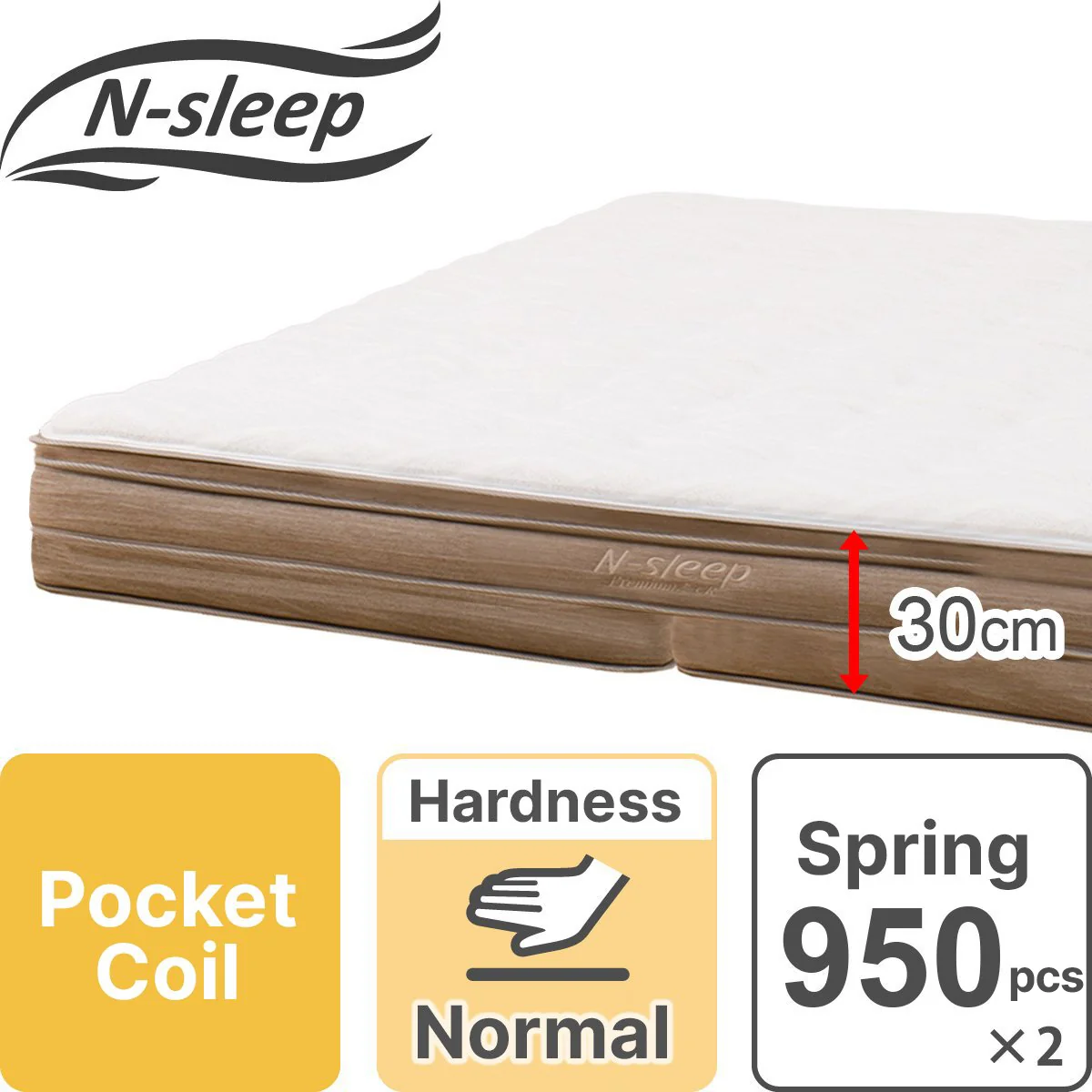 Minimalist Q MATTRESS PREMIUM P2-02CR UNTVH Selected