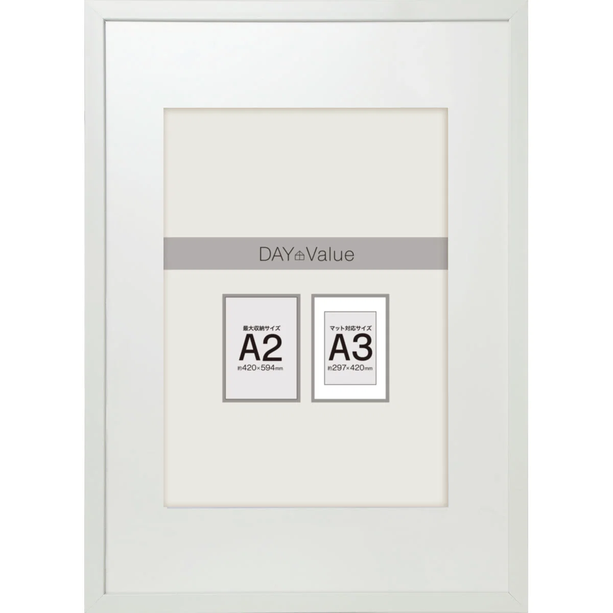 Expertly Made PICTURE FRAME A2 A3 W MAT WH N3 Comfortable