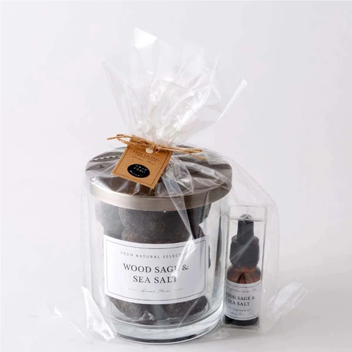 Consistent LAVA STONE DIFFUSER BK WOOD SAGE amp SEA SALT Stylish