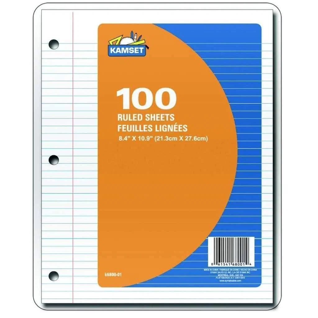 Comfortable Ruled Sheets – 100 World-Class