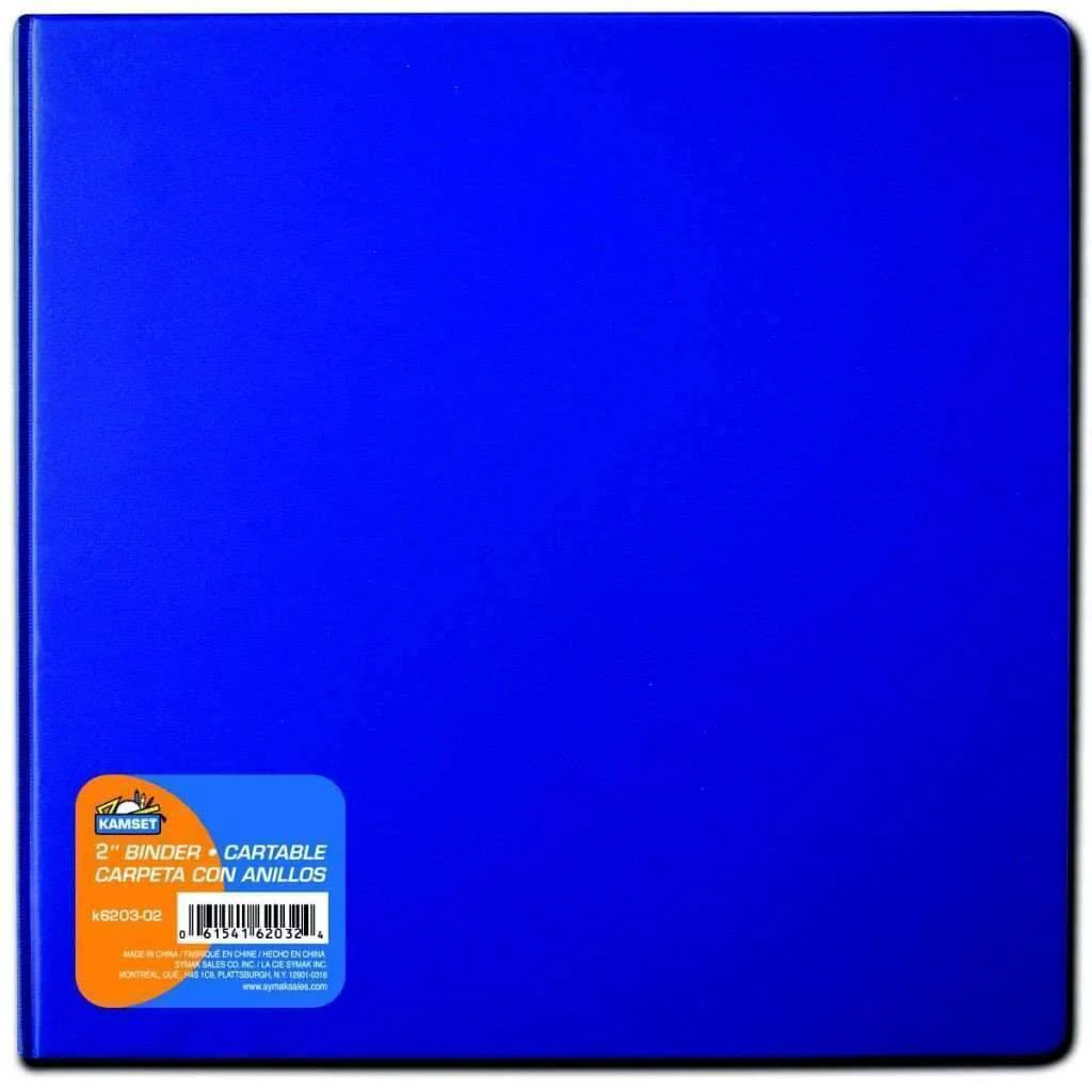 Crafted 2” Binder – Blue Reliable