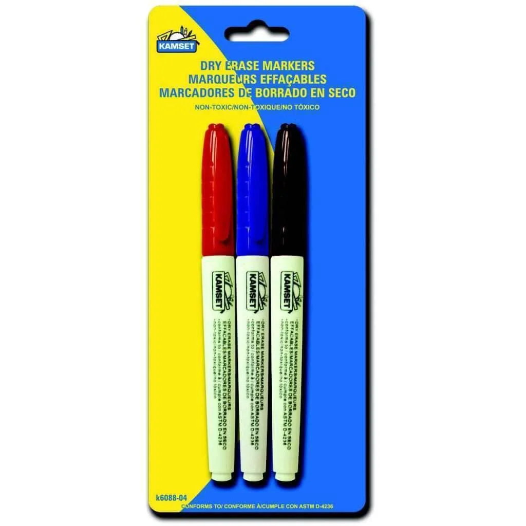 Relaxed Whiteboard Markers 3pc Trendy