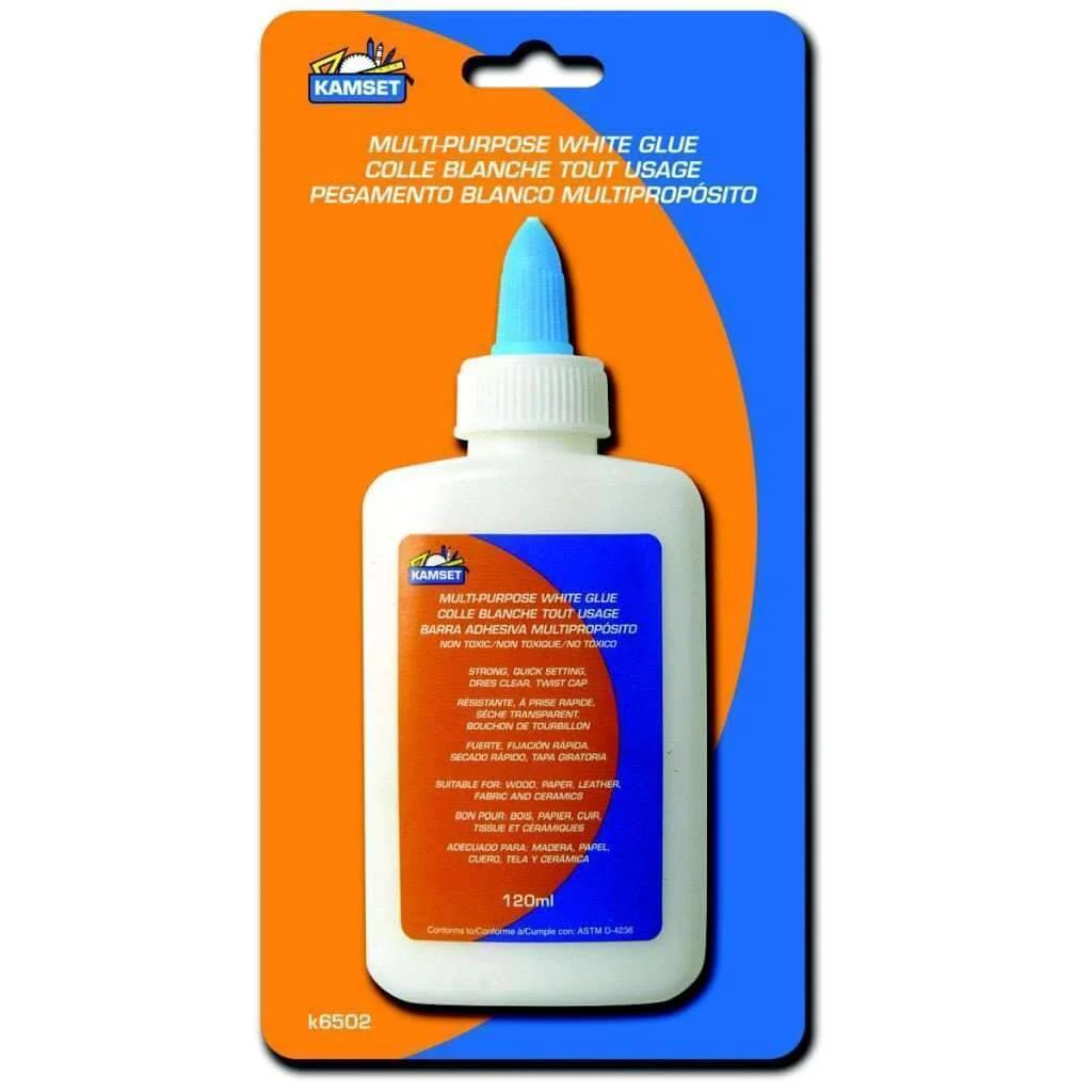 Efficient Colle Blanche Tout Usage 120ml White Glue Multi Purpose 120ml Minimalist