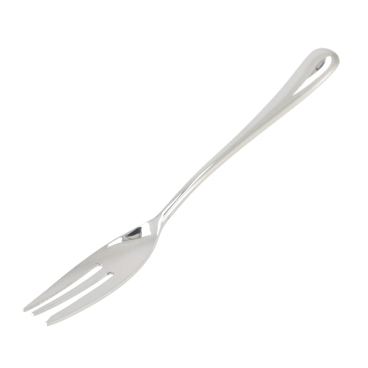 Green CAKE FORK SHINE Easy-to-Use