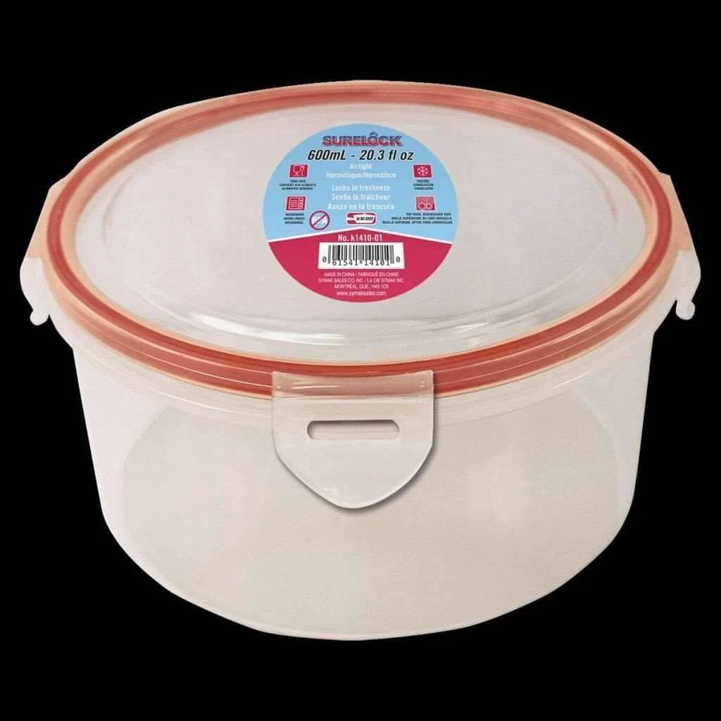 Secure Surelock Food Container Round 600ml Durable