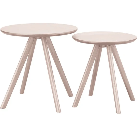 Quality NEST TABLE OAK3 WWW 2PCS SET Premium Material