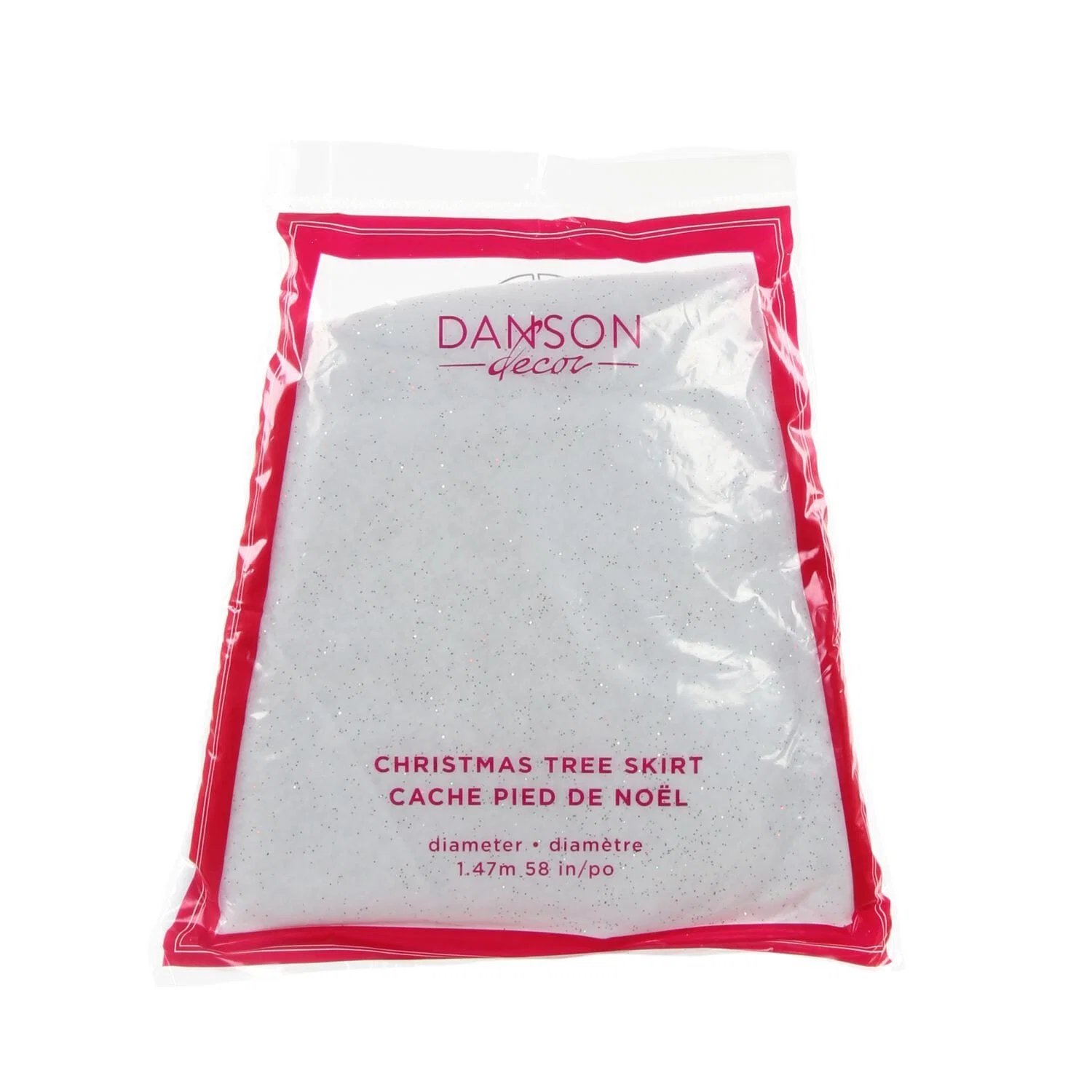 Refined 58 Sparkle Cotton Tree Skirt Flexible