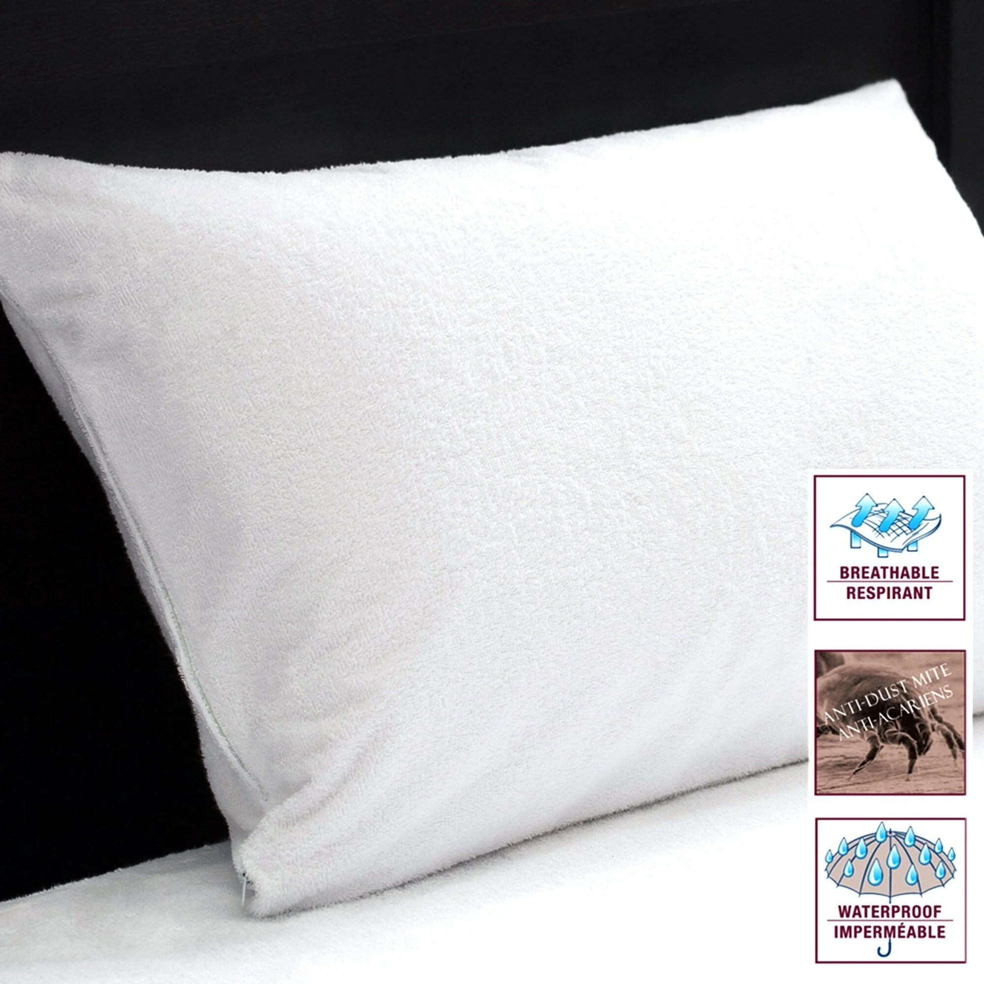 Premium Material Studio 707 – Terry Waterproof Pillow Protectors Elite