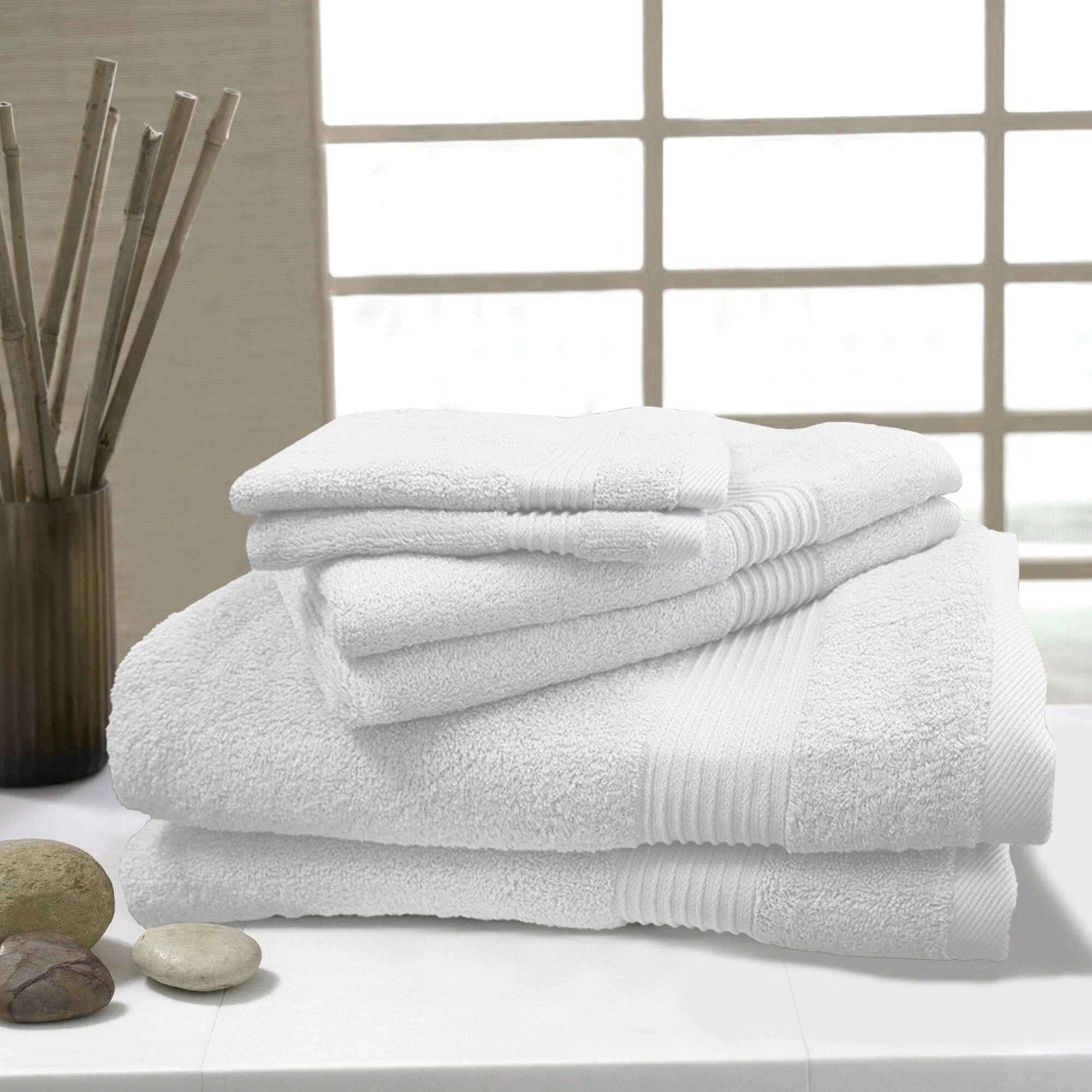 Clean W Home – Bamboo Spa Deluxe Bath Towels Healthy