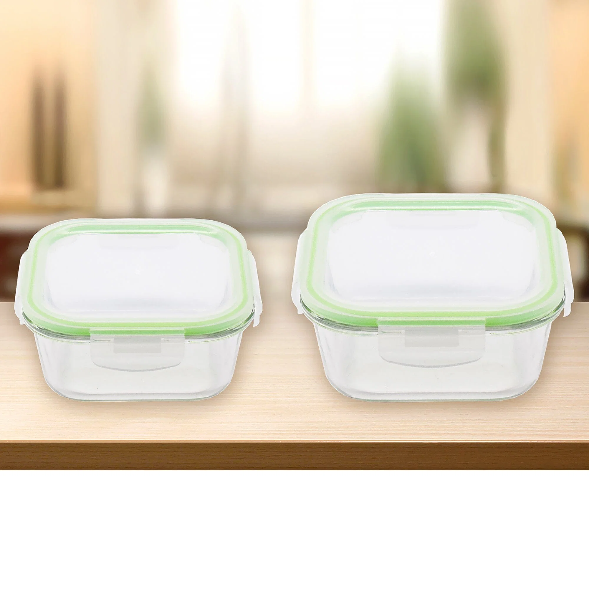 Advanced À la Cuisine – Square Glass Food Container Organic