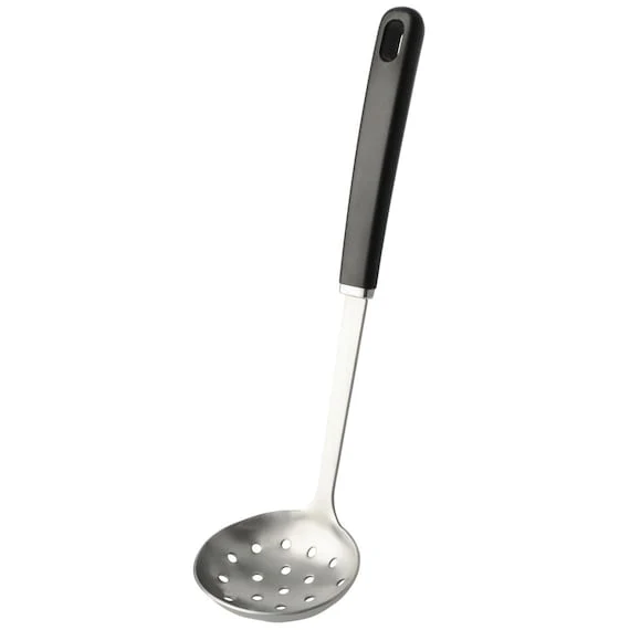 Premium STAINLESS PERFORATED LADLE WITH PP HANDLE Recyclable