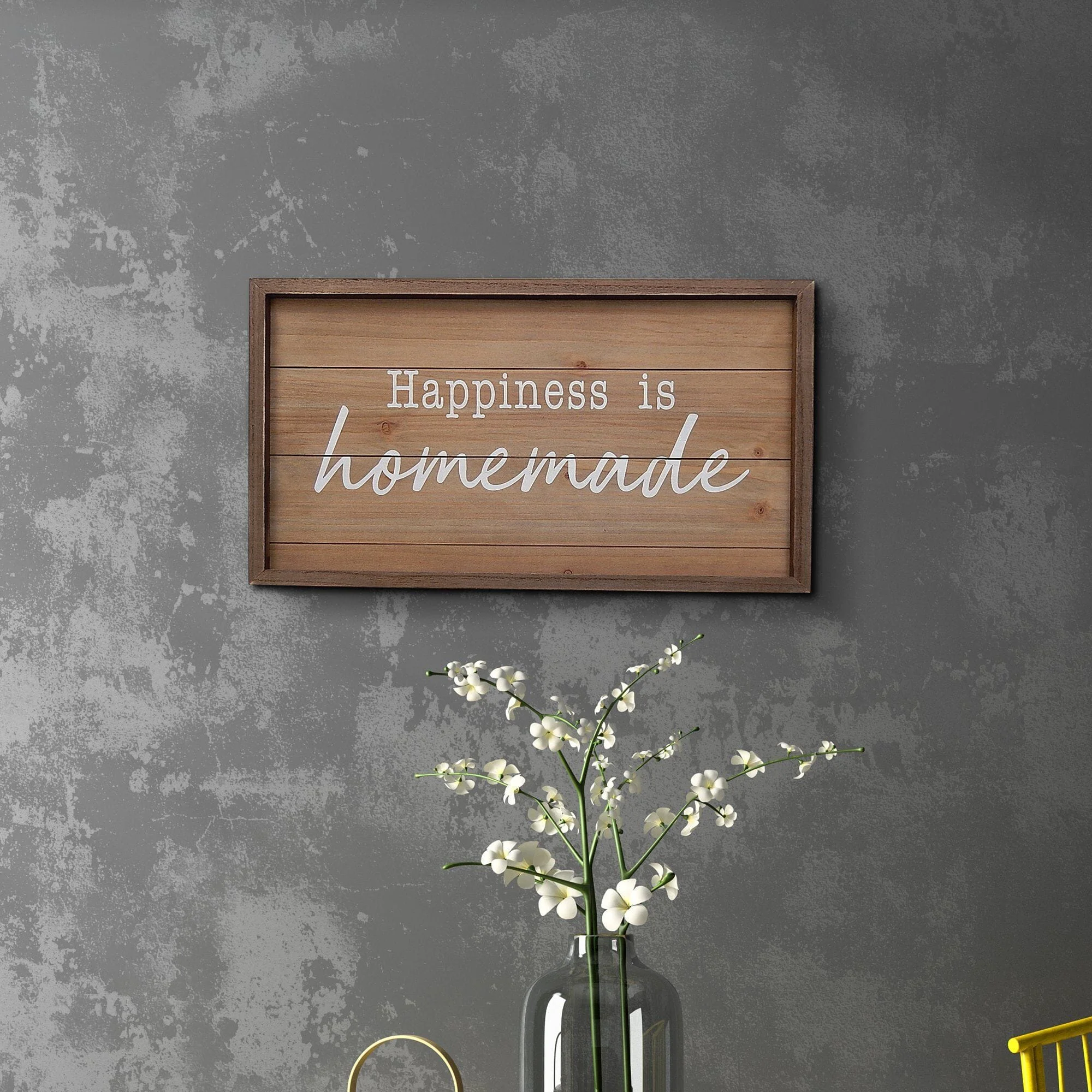 Modern Wall Art - Happiness is homemade Exclusive