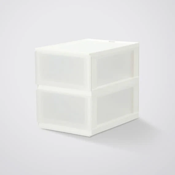 Contemporary DRAWER_N_INBOX2_V_HALF_2TIER_CL Easy-to-Use