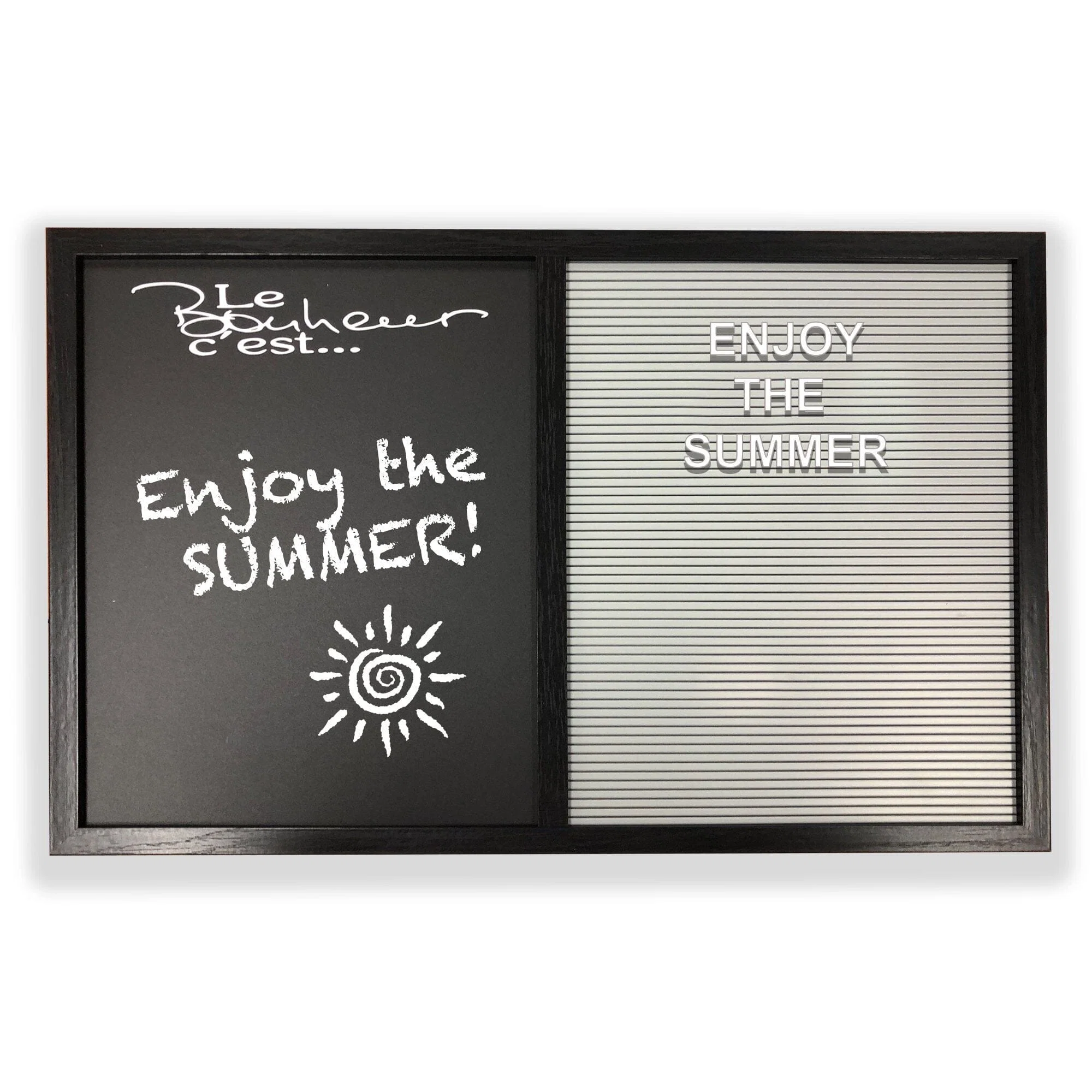 Easy-to-Use Blackboard and Text Board Combo Prestigious