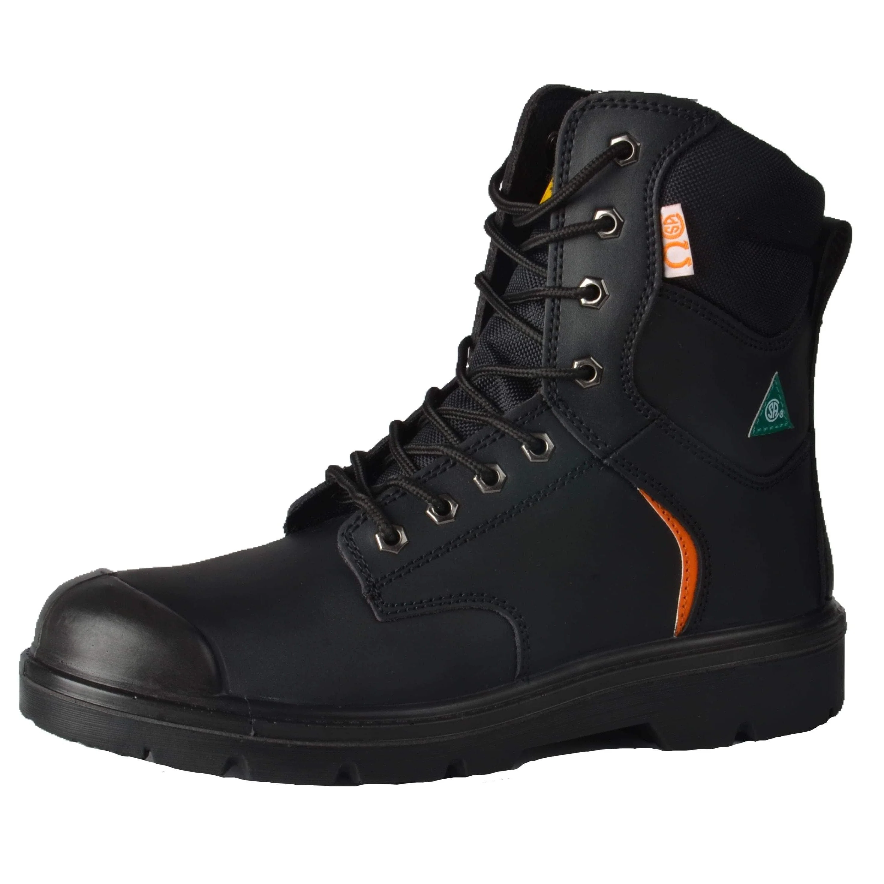 Detailed Tuff Durable® – High Work Boots with Steel Toe Plate Black-9 Next-Generation