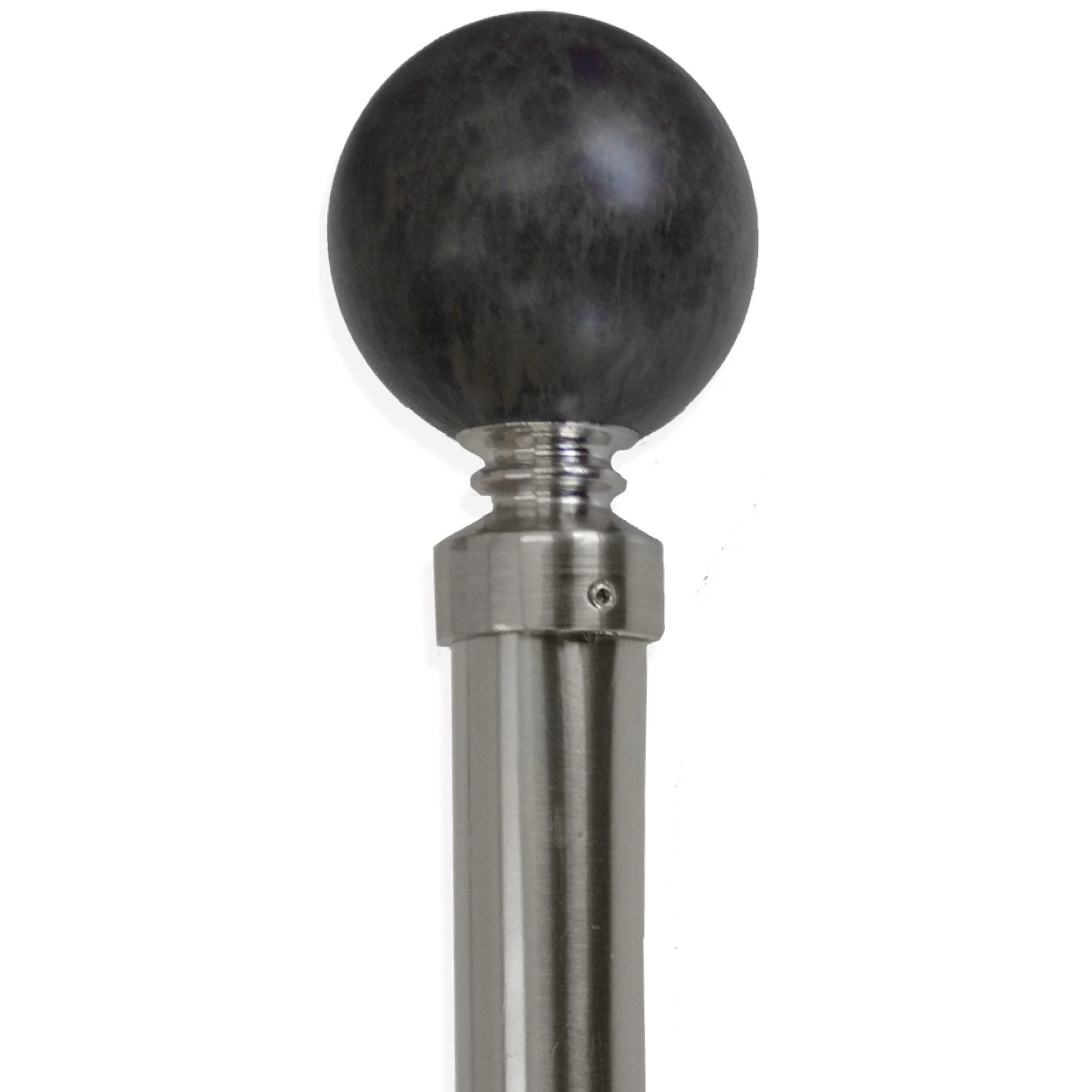 Healthy CARRERA MARBLE POLE SET – ROUND BLACK Natural