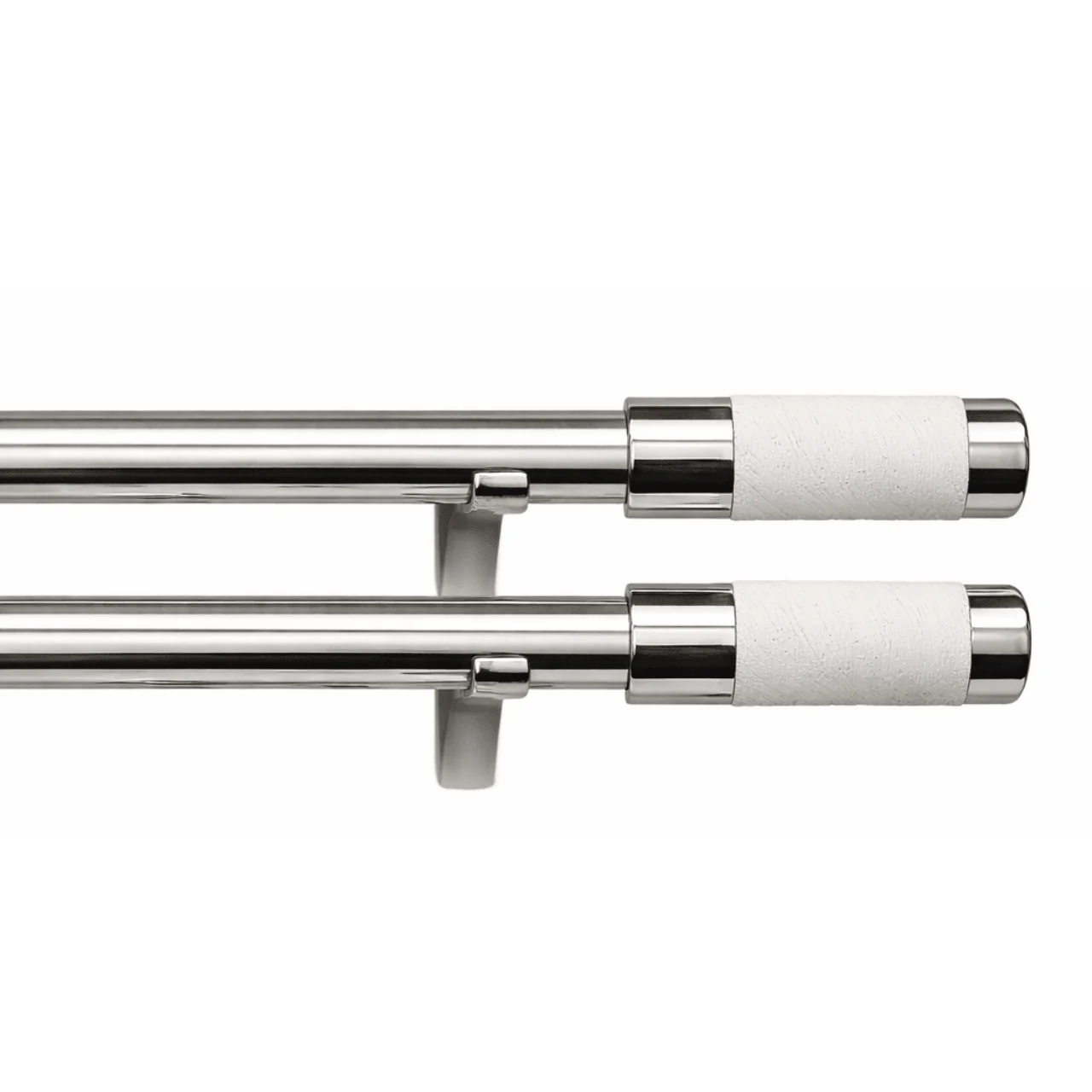 Refined Targaryen Curtain Pole Set – White Consistent