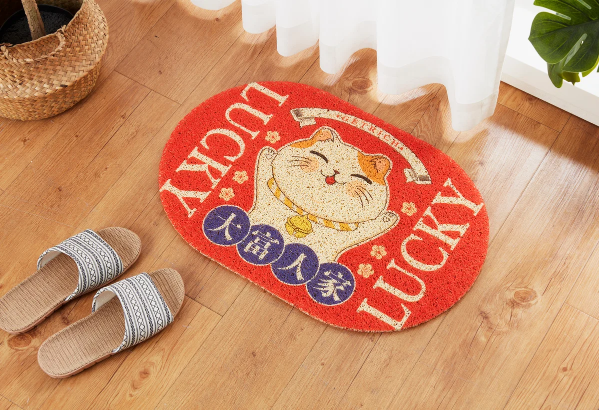 High-Grade OUT DOOR MAT LUCKY CAT Functional