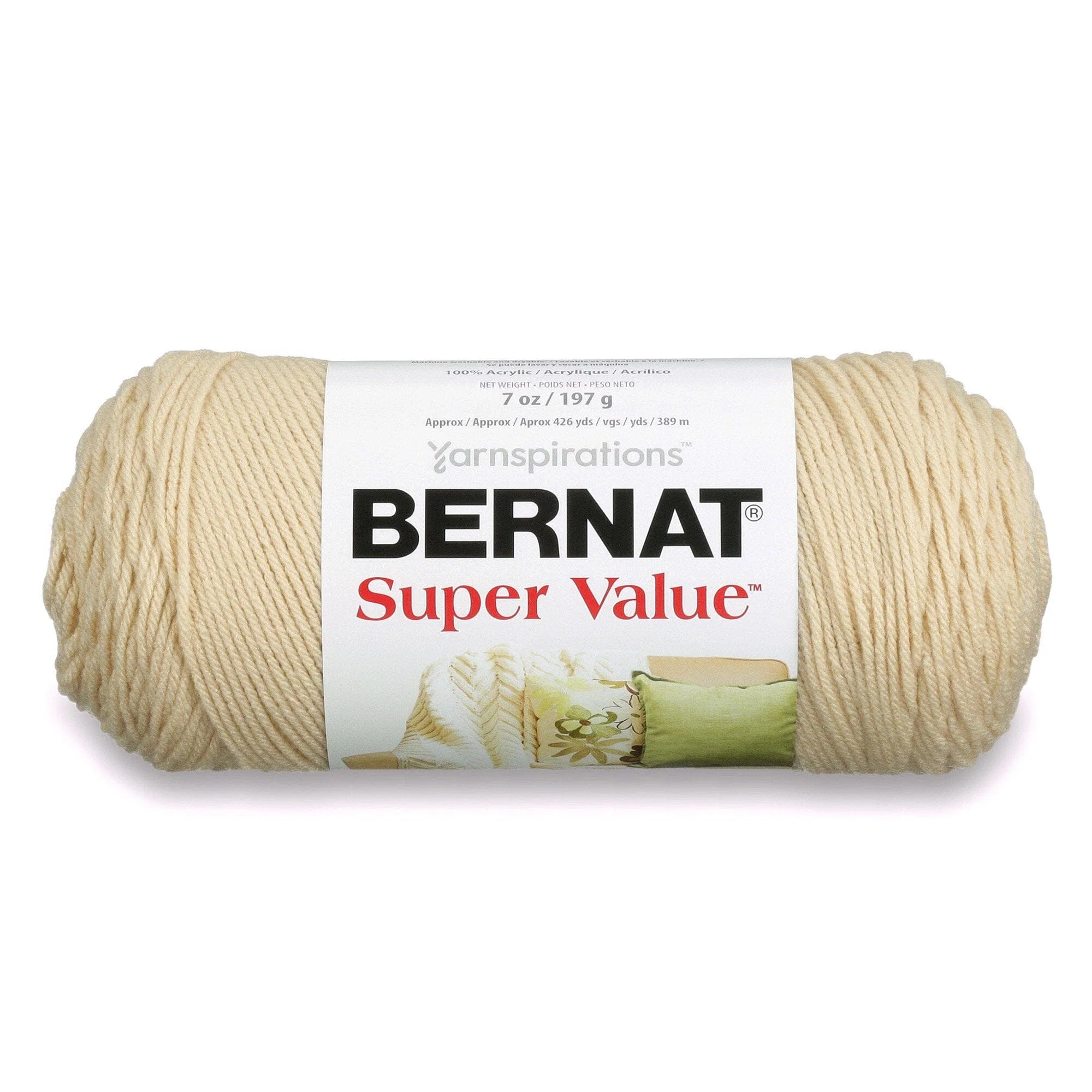 Sustainable Bernat Super Value 3-197G Oatmeal Superior
