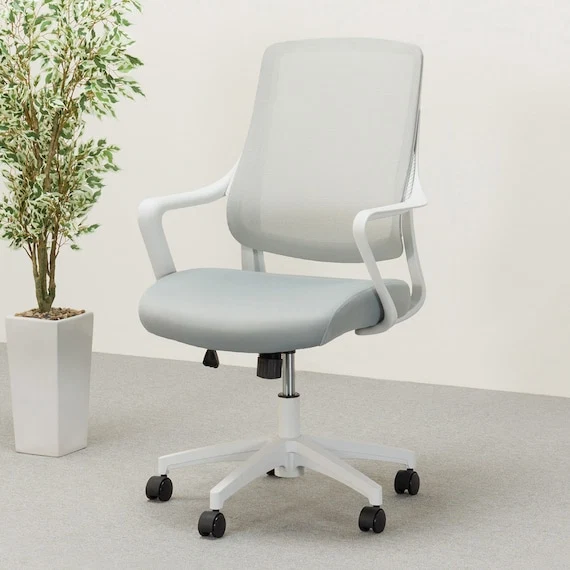 Detailed OFFICECHAIR KADE GY WH Environmentally Friendly
