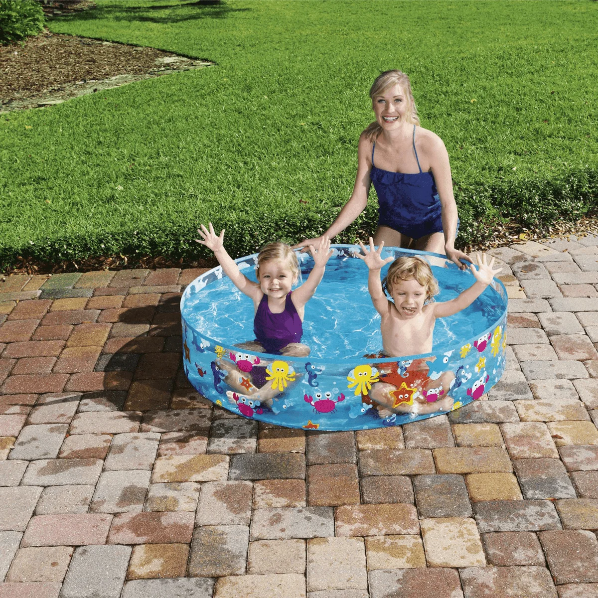 Premium way® Aquatic Fill ‘N Fun™ Kids Play Pool 1.22 m x 25 cm Organic