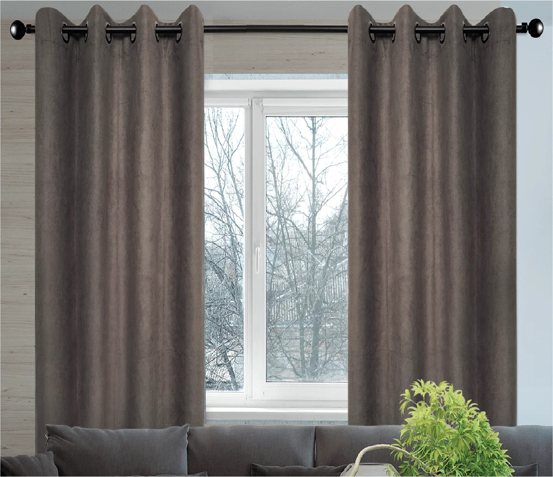 Fast Matteo – Set of 2 Microsuede Grommet Panel Next-Generation