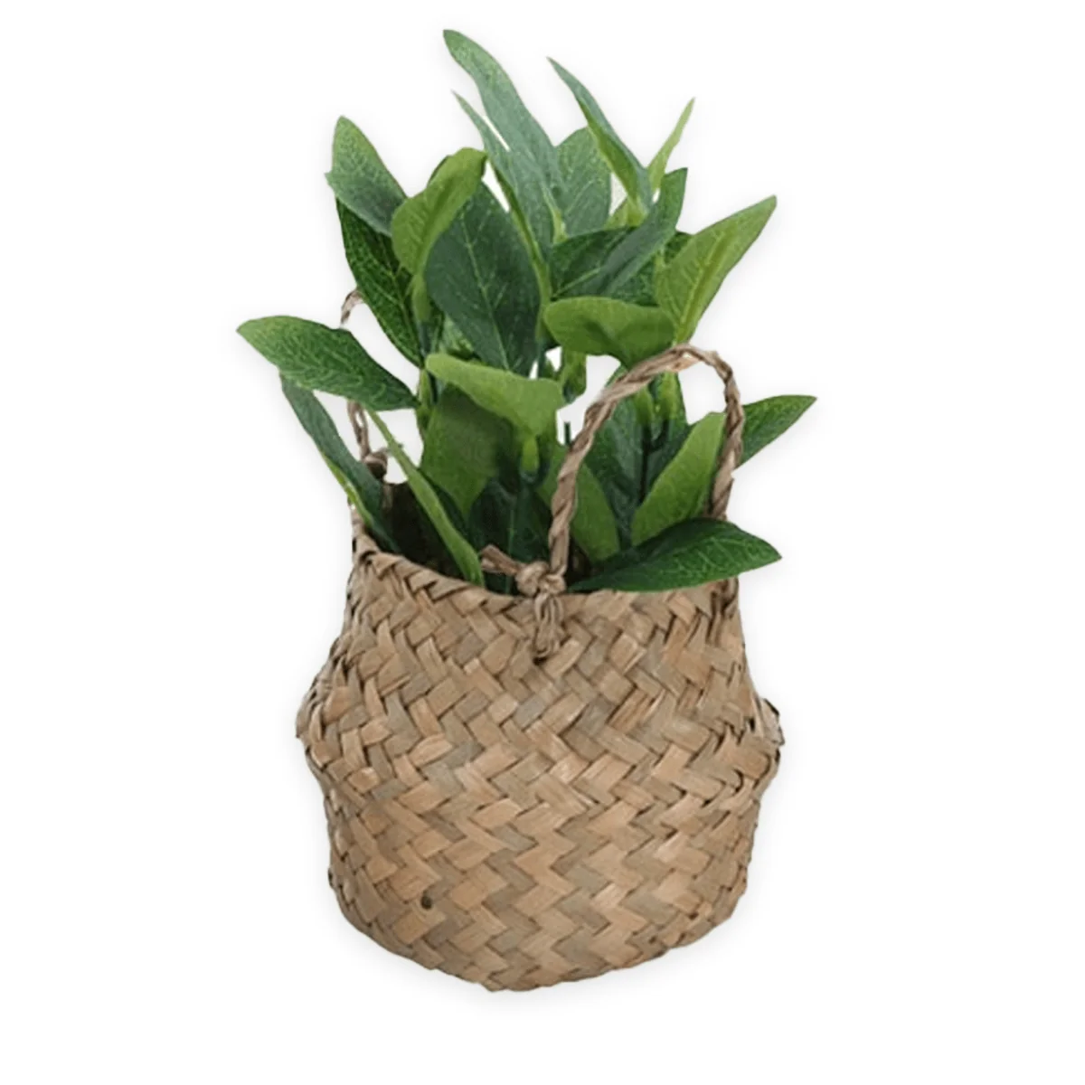 Expertly Made Artificial Weave Basket Plants Practical